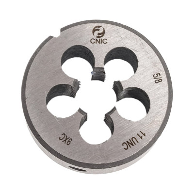 Плашка CNIC дюймовая 5/8"-11 UNC 60гр 9ХС 11 ниток/дюйм, dнар.45мм 27310
