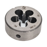 Плашка CNIC дюймовая 5/8"-11 UNC 60гр 9ХС 11 ниток/дюйм, dнар.45мм 27310