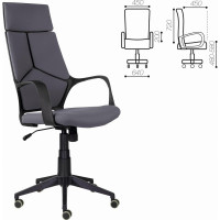 Офисное кресло BRABIX PREMIUM "Prime EX-515", ткань, серое, 532548