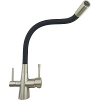 Однорычажный смеситель для кухни OUTE со встроенным фильтром T60003BL-2