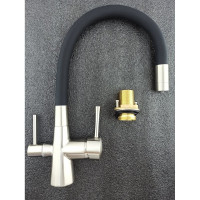 Однорычажный смеситель для кухни OUTE со встроенным фильтром T60003BL-2