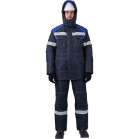 Зимний костюм ГК Спецобъединение СТАРАТЕЛЬ синий/васильковый Кос 204/104/194