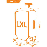 Чехол для чемодана ROUTEMARK Crystal L/XL, SP310 Visible310-L/XL