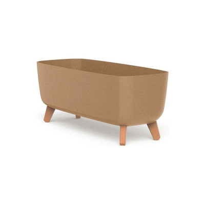 Кашпо на ножках Prosperplast DGCL600W4665W GRACIA CASE ECO WOOD 580х240х235 мм, коричневое 066923