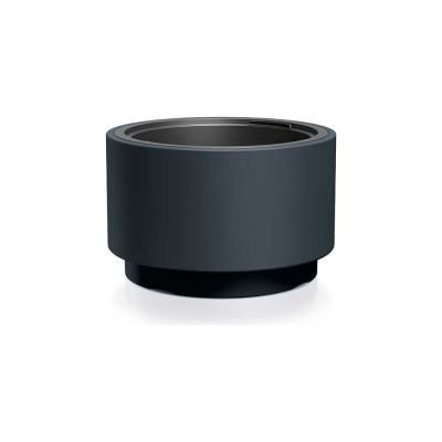 Кашпо с вкладышем Prosperplast DLHEN300 S433 HEOS диам. 298 мм, высота 190 мм, антрацит 066970