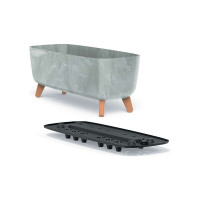 Кашпо на ножках Prosperplast DGCL600E 422U GRACIA CASE BETON EFFECT 580х240х235 мм, бетон 066952