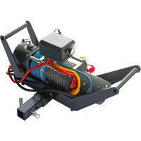 Переносная лебедка РИФ 9500SR c площадкой в квадрат для фаркопа и проводами EWX9500SR-KIT