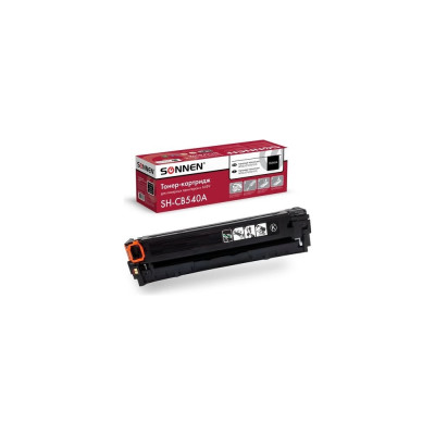 Лазерный картридж SONNEN SH-CB540A для HP СLJ CP1215/1515, высшее качество, черный, 2200 страниц 363954