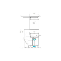 Зеркало AQUATON Фиджи 60 1A179502FG010