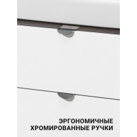 Тумба под раковину AQUATON Скай PRO 60 белый глянец 1A238201SY010