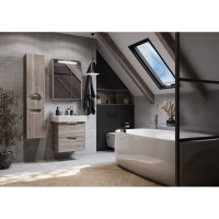 Шкаф-колонна AQUATON Сильва левый дуб фьорд 1A215603SIW6L