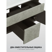 Тумба под раковину AQUATON Уэльс 80 графит new 1A267901WA6A0