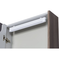 Зеркальный шкаф AQUATON Сильва 50 дуб макиато 1A215502SIW5L