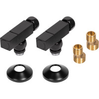 Водяной полотенцесушитель ROYAL THERMO Stato black П11 500x800 НС-1433965
