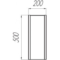 Модуль для тумбы с бутылочницей AQUATON Брук 20 дуб латте 1A201703BCDL0