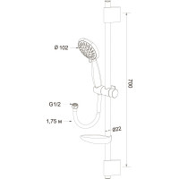 Душевой комплект LATUNO L80049 EAN 1600000797789