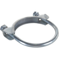 Хомут крепления глушителя Стройбат d 68,5 мм белый цинк 1 шт 360420