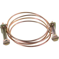 Проволочный хомут Стройбат 55-60мм цинк 2 шт 350620