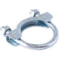 Хомут крепления глушителя Стройбат d 48,0 мм белый цинк 1 шт 360370