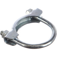 Хомут крепления глушителя Стройбат d 48,0 мм белый цинк 1 шт 360370