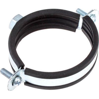 Хомут с винтовым креплением WaterLine 2,1/2" 74-80 мм белый цинк 1 шт 109920