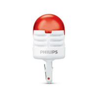 Автолампа PHILIPS W21W, W3х16d, LED RED Ultinon, Pro3000 SI, 12 В 11065U30RB2