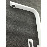 Смеситель для кухни OUTE  белый 360 мм, однорычажное управление, поворотный излив, монтаж на одно отверстие, на гайке T40213BK