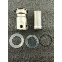 Смеситель для кухни OUTE  белый 360 мм, однорычажное управление, поворотный излив, монтаж на одно отверстие, на гайке T40213BK