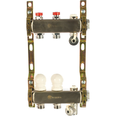 Коллектор в сборе 1", 2 выхода под евроконус TE-SA 220A2-06-02D