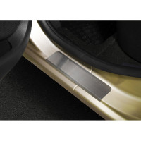 Накладки на пороги Rival для Renault Logan 2014-н.в., нержавеющая сталь, 4 шт. NP.4701.3