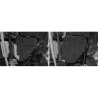 Защита топливного бака для Kia Sorento Prime 2015-2017 2018-н.в., st 2mm АвтоБроня 111.02833.1