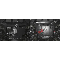 ЗК+КПП для Lexus NX 200 2014-2017 2017-н.в., сталь 2 мм, крепеж в комплекте АвтоБроня 111.03211.1