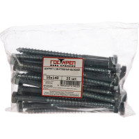 Сантехнический шуруп ГОСКРЕП 10х140 25 шт., пакет КР.021581 3-0010990