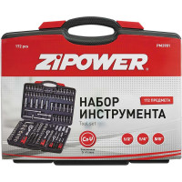 Набор ручного инструмента, 172 предмета Zipower PM3981