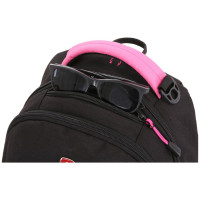 Рюкзак Wenger Swissgear черный/фукси, 32x15x46 см, 22 л SA3165208408