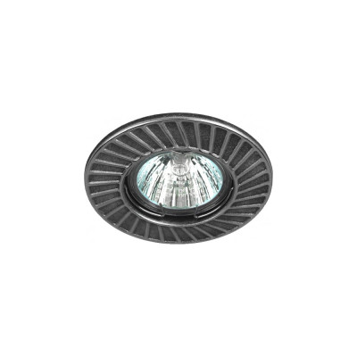 Штампованный светильник ЭРА ST6 CH/BK MR16,12V/220V, 50W черный/хром Б0036489