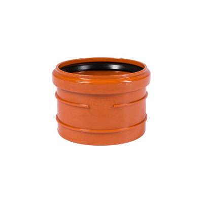 Насадная муфта наружной канализации Ostendorf ПВХ, 200 мм 223810