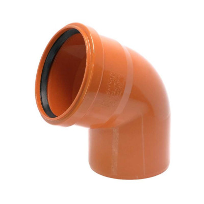 Отвод Ostendorf наружной канализации 125 мм, 67 градусов 221230