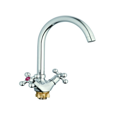 Смеситель для кухни G-lauf с поворот изливом 360 градусов, хром QTZ4-A856