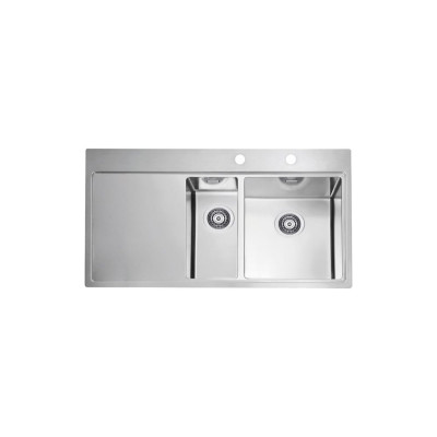 Мойка ALVEUS PURE 60 KMB-90 980х525 мм, 1+1/2 правая в комплекте с сифоном 1127259 1103655