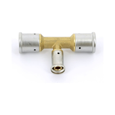 Тройник пресс Henco 26х16х26 мм 10P-261626