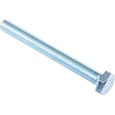 Болт Стройбат DIN 933 М 8x 90 белый цинк 2 шт 274171