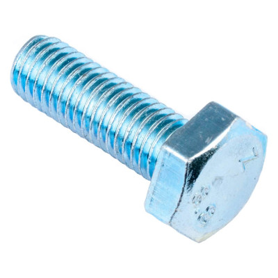 Болт Стройбат DIN 933 М12x 40 белый цинк 2 шт 274121