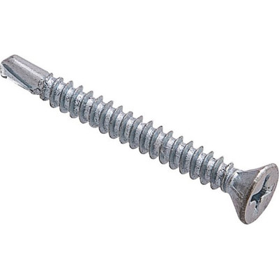 Саморезы для монтажа окон с буром Стройбат 3,9x32 белый цинк 8 шт 205801