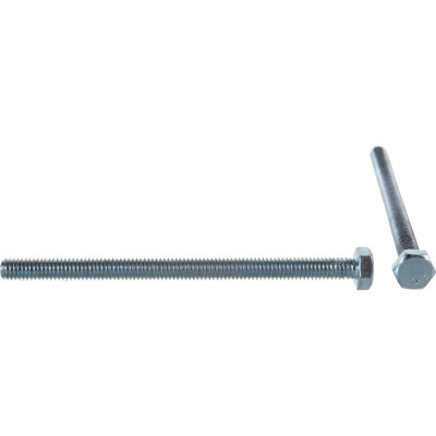Болт Стройбат DIN 933 М 6x90 белый цинк 2 шт 274081