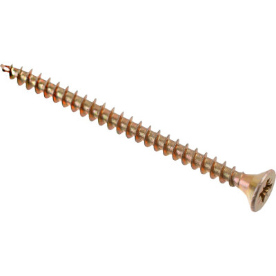 Универсальные саморезы Стройбат 4,5x70 желтый цинк 6 шт 243681