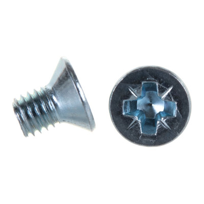 Потайной винт Стройбат DIN 965 М8x12 белый цинк 12 шт 306840