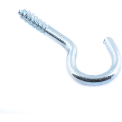 Крюк-полукольцо Стройбат 3,0x30 белый цинк 5 шт 226661