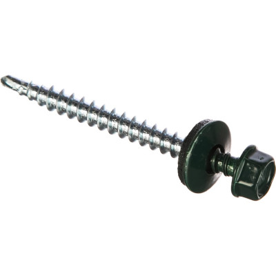 Кровельный саморез Госкреп 4,8х51 RAL 6005 зеленый мох 250 шт., б.пл.конт. 1500 мл 2-0016880