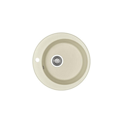 Кухонная Мойка AQUATON Иверия Кругл. 480мм.Жемчуг аналог бел NEW 00040271 1A711032IV240